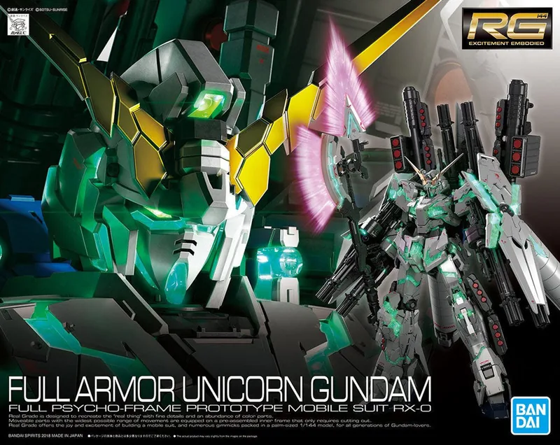 RX-0 Full Armor Unicorn Gundam box
