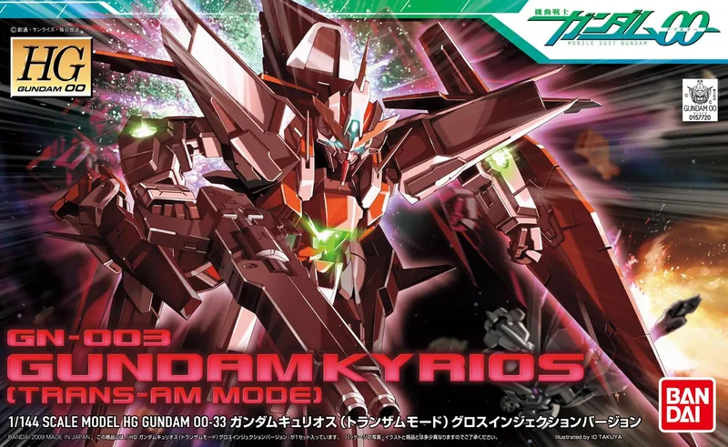 HG00 Gundam Kyrios Trans-Am Mode box