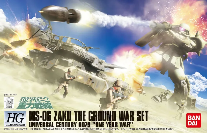 MS-06 Zaku The Ground War Set box