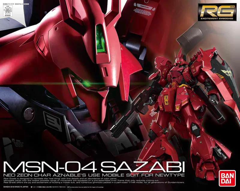 MSN-04 Sazabi (2000) box