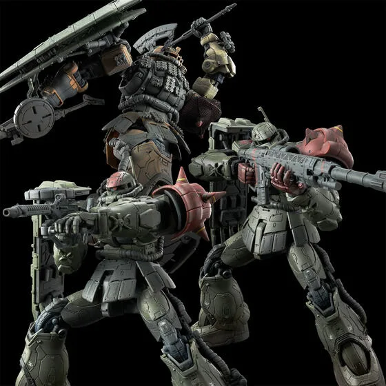 Zaku Ⅱ F Type Chubs & Kale + ZakuⅡ (Unidentified Type) Solari Custom Parts Set (Rfv)