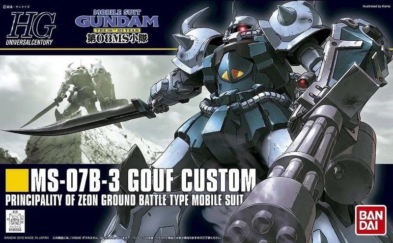 MS-07B-3 Gouf Custom box