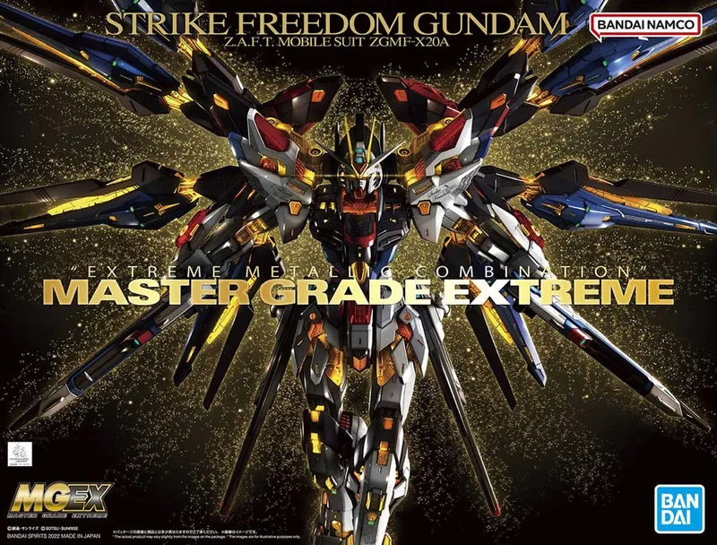 ZGMF-X20A Strike Freedom Gundam (Clear Color Ver.) box