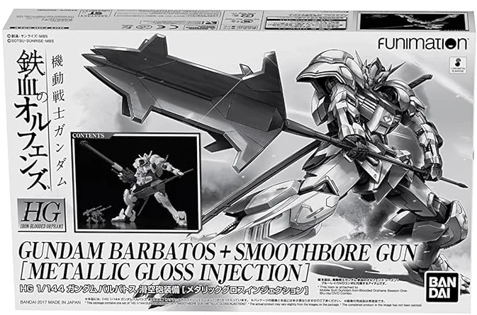 Gundam Barbatos + Smoothbore Gun (Metallic Gloss Injection)