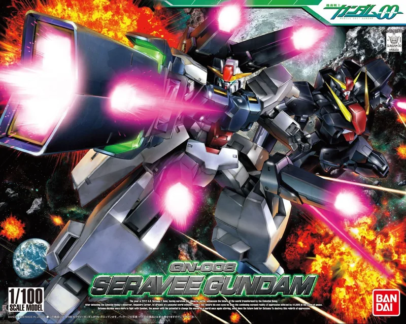 1/100 GN-008 Seravee Gundam (Designer's Color Ver.) box